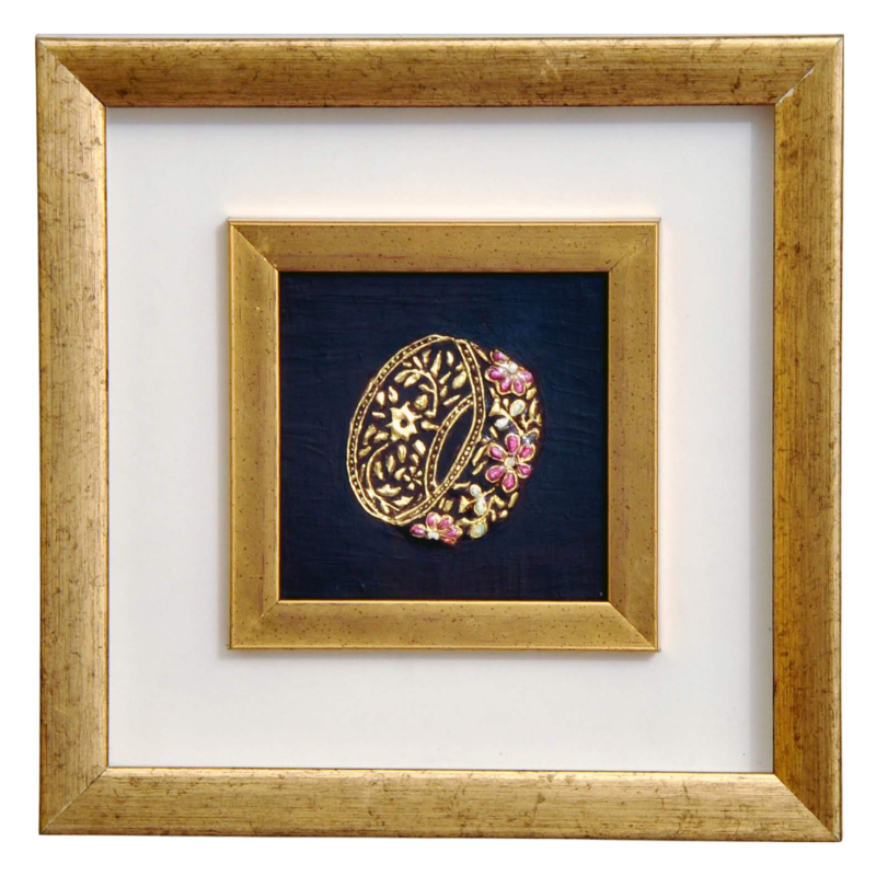 Rajwadi Kanghan | Indian Jewelry Embossed Miniature Art