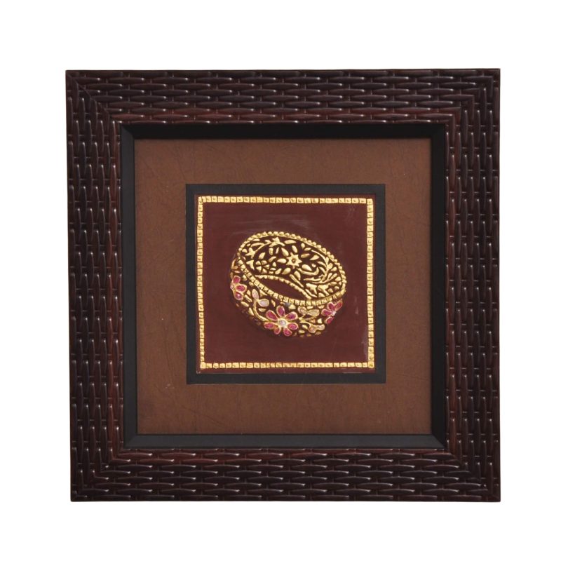 Rajwadi Kanghan – II | Indian Jewelry Embossed Miniature Art