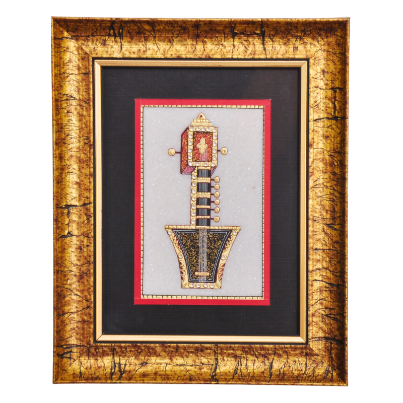 Sarod Alankaar – Indian Instrument Miniature Art on Marble