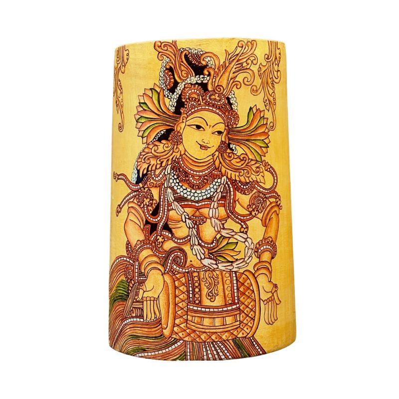 Nritya – The Grace of Movement | Kerala Mural Artwork on Bamboo