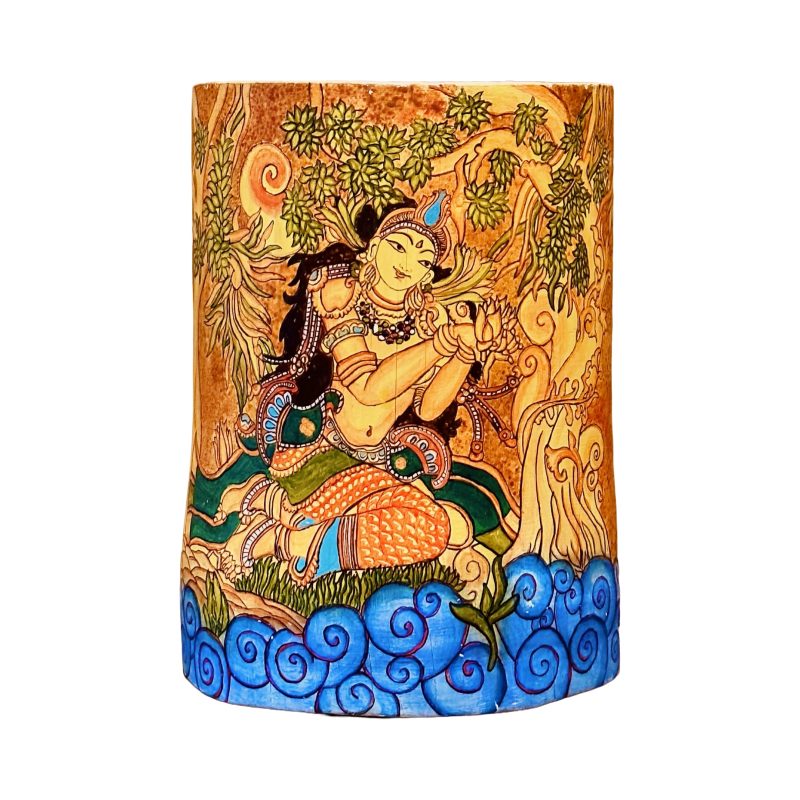 Vanika – The Spirit of Nature | Kerala Mural Artwork on Bamboo