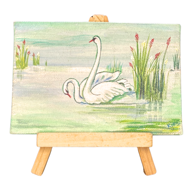 Silent Grace by the Water | Oil on Canvas