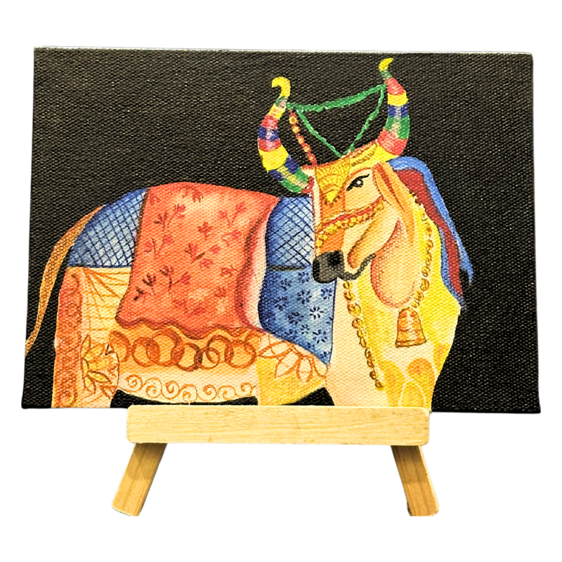 Sacred Bovine Grace | Acrylic on Canvas