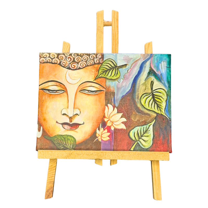 Buddha in Silent Grace | Acrylic on Canvas